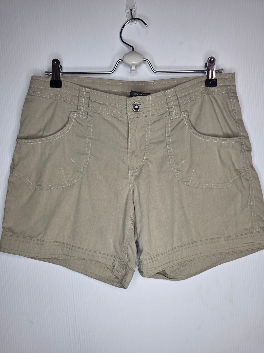 Kuhl Khaki Cargo Hiking Shorts Size 8 Outdoor Utility Athletic 8